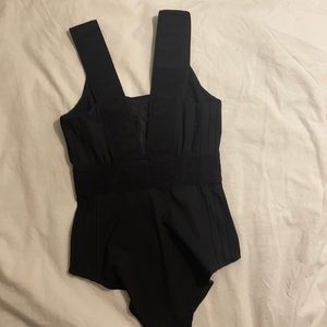 Ivy Park - black bodysuit - size xxs